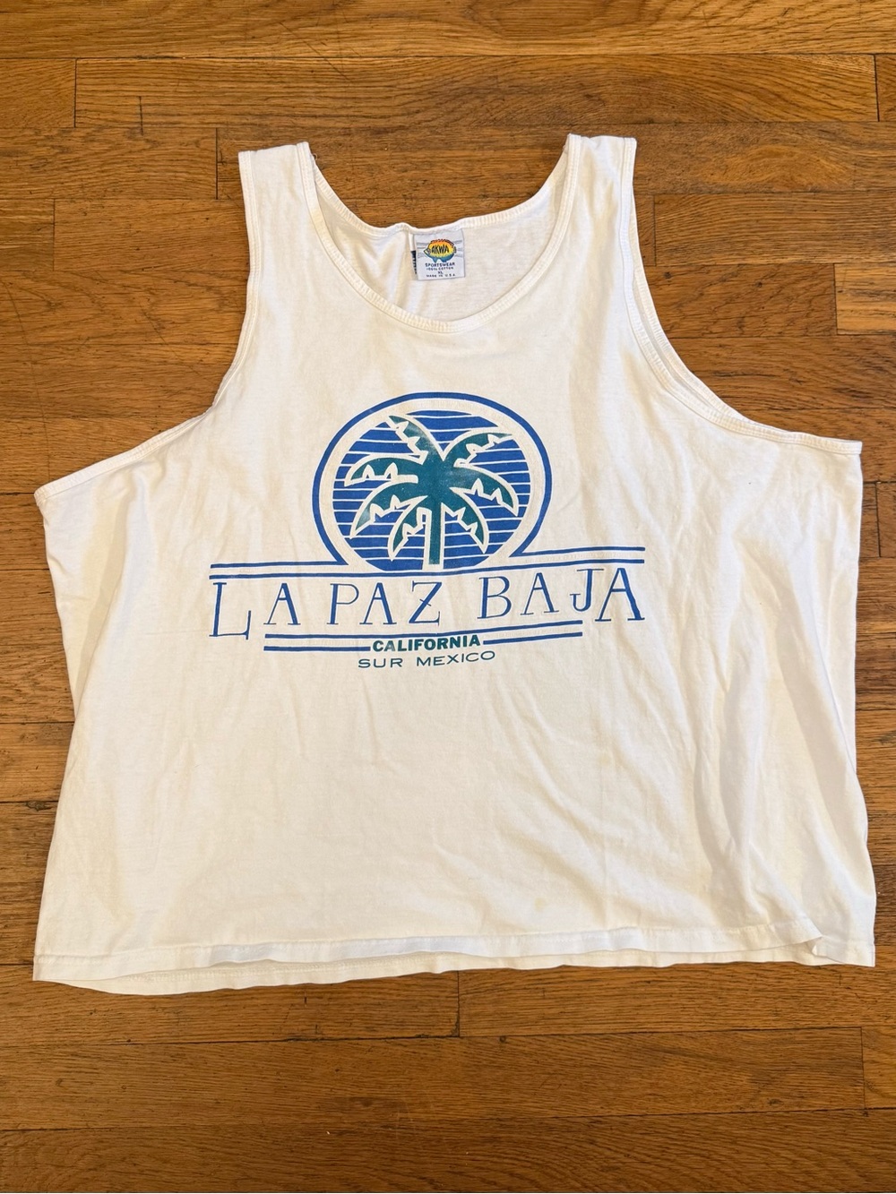 Vintage 90s La Paz Baja California Sur Mexico Tank-Top